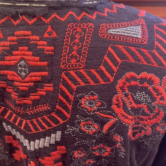 Embroidered Johnny Was bolero style jacket - Picture 3 of 6